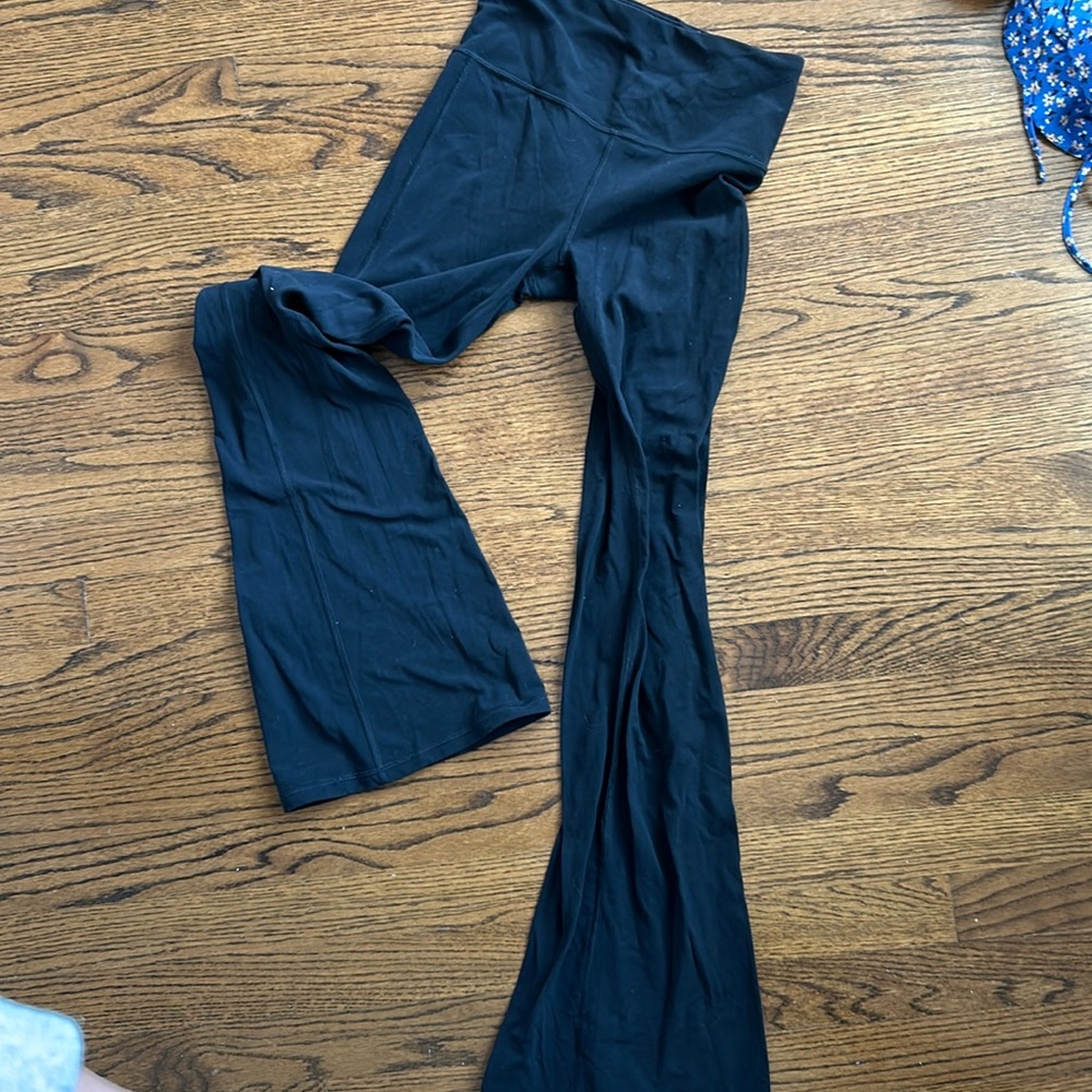 Black Elation Flare Leggings - Athleta